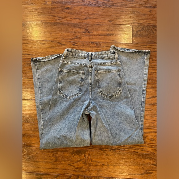 SHEIN boyfriend baggy flare jeans Size XS - Picture 3 of 4
